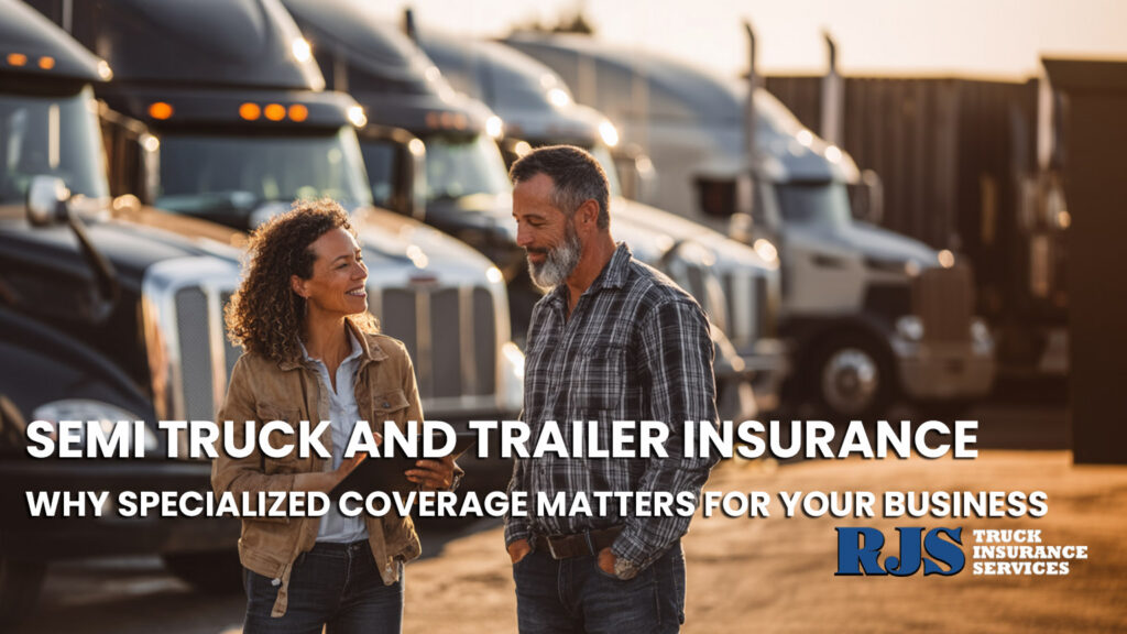 Semi Truck and Trailer Insurance